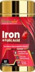 Vitaminnica Iron + Folic Acid Veg Capsule