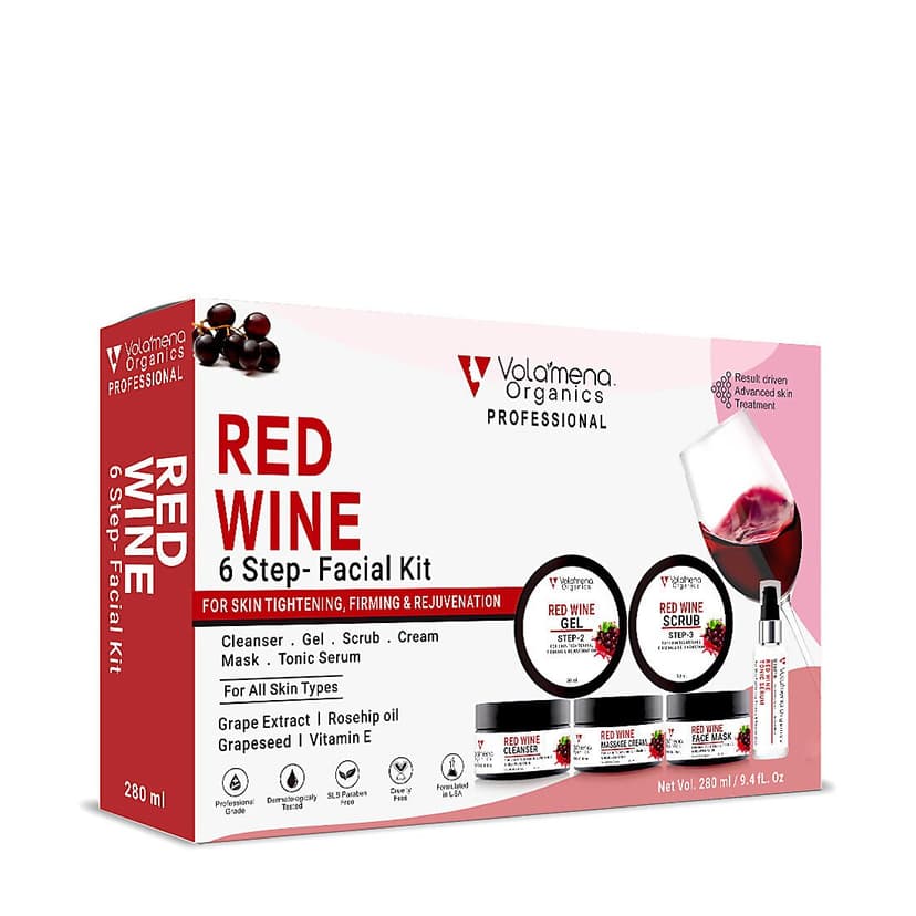 Volamena Organics Red Wine Facial Kit