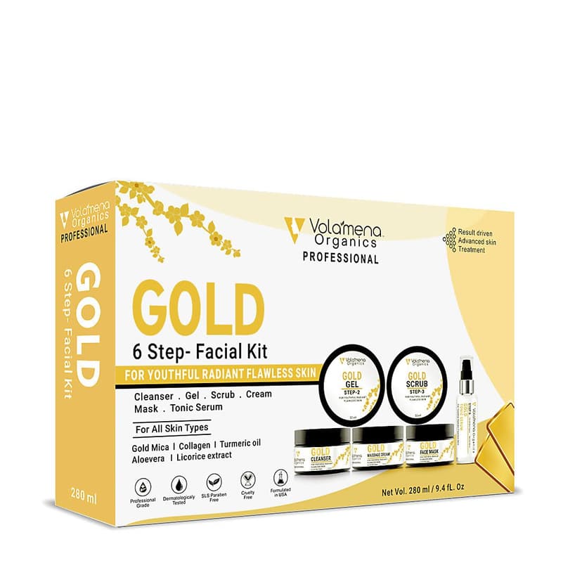 Volamena Skin Brightening Gold Facial Kit 