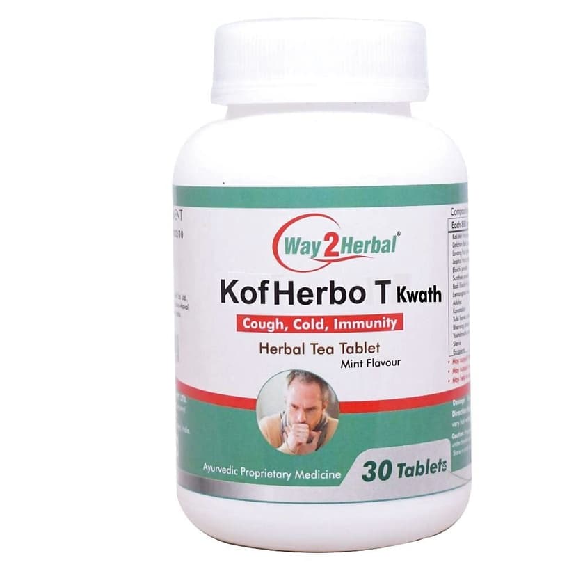 Way2Herbal Kofherbot Kwath Tablets