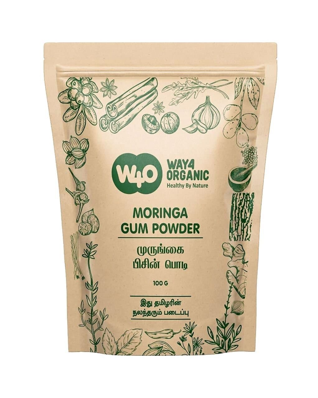 Way4Organic Moringa Gum Powder