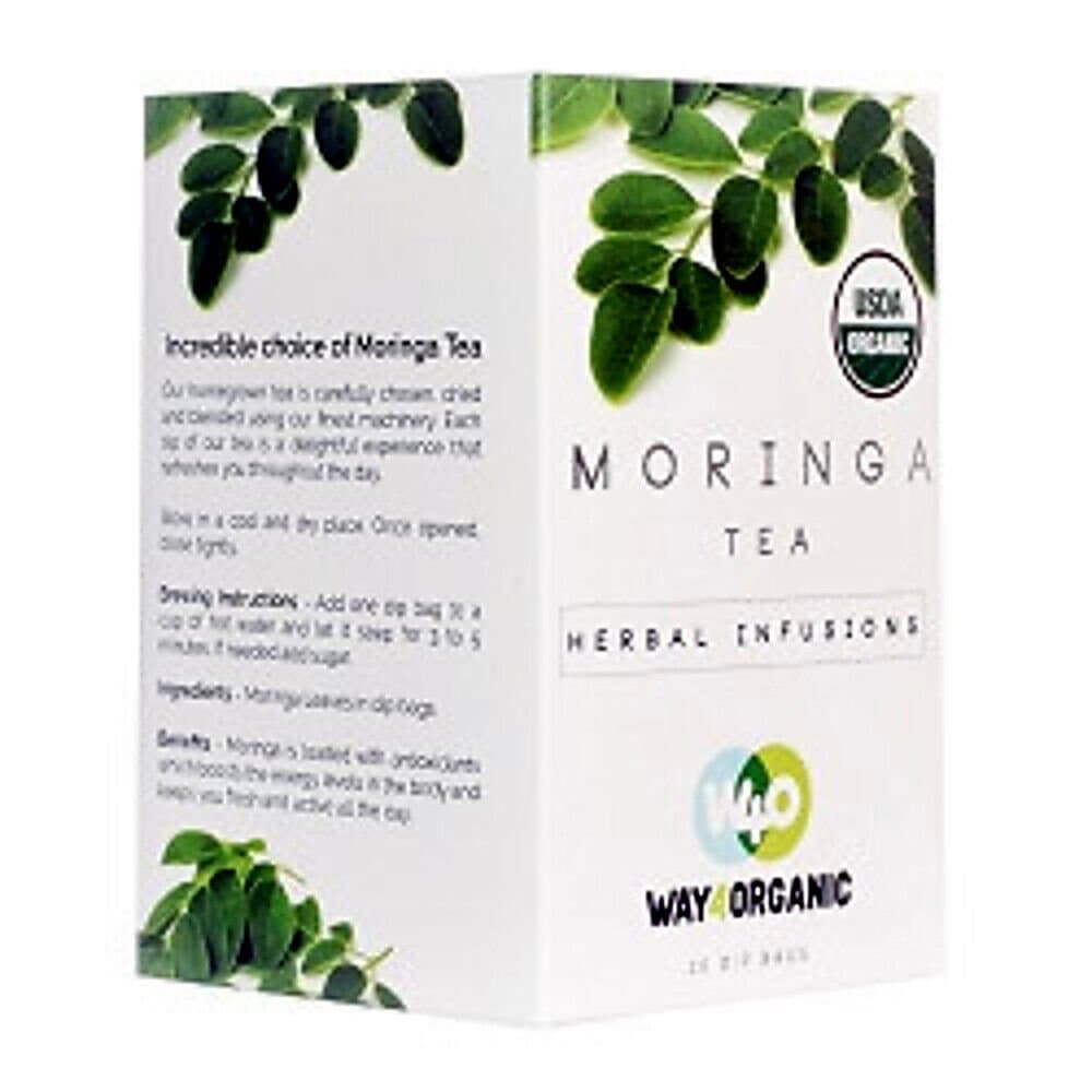 Way4Organic Moringa Tea Dip Bags
