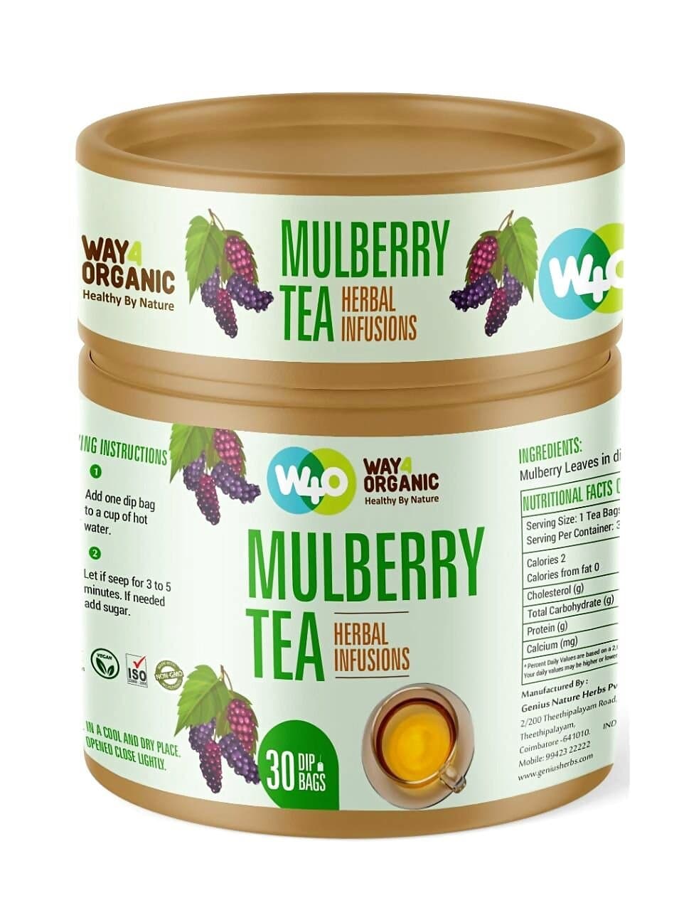 Way4Organic Mulberry Tea In Dip Bags