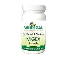 Wheezal Homeopathy Migex Tablets