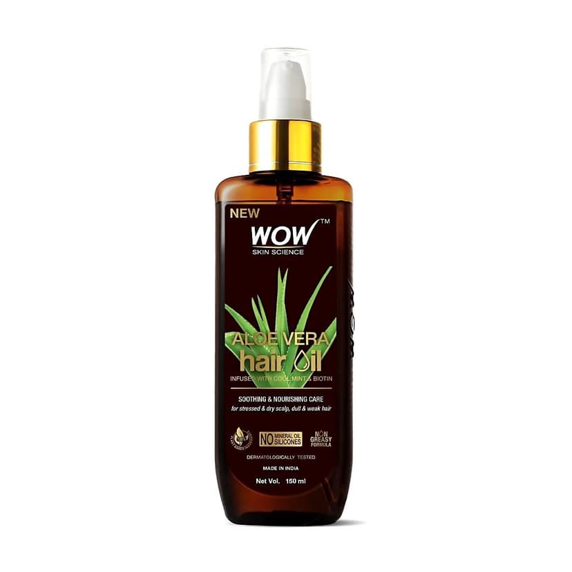 Wow Skin Science Aloe Vera Hair Oil