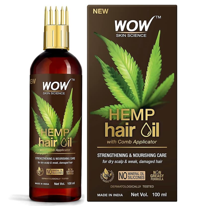 Wow Skin Science Hemp Hair Oil