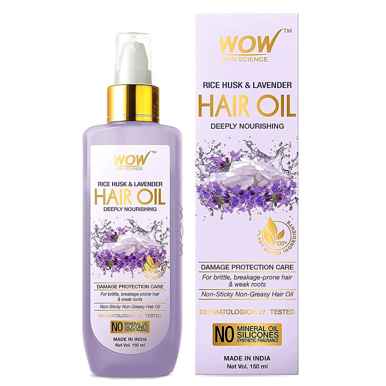 Wow Skin Science Rice Hair Oil