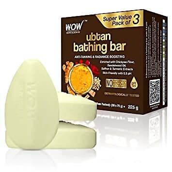 Wow Skin Science Ubtan Bathing Bar