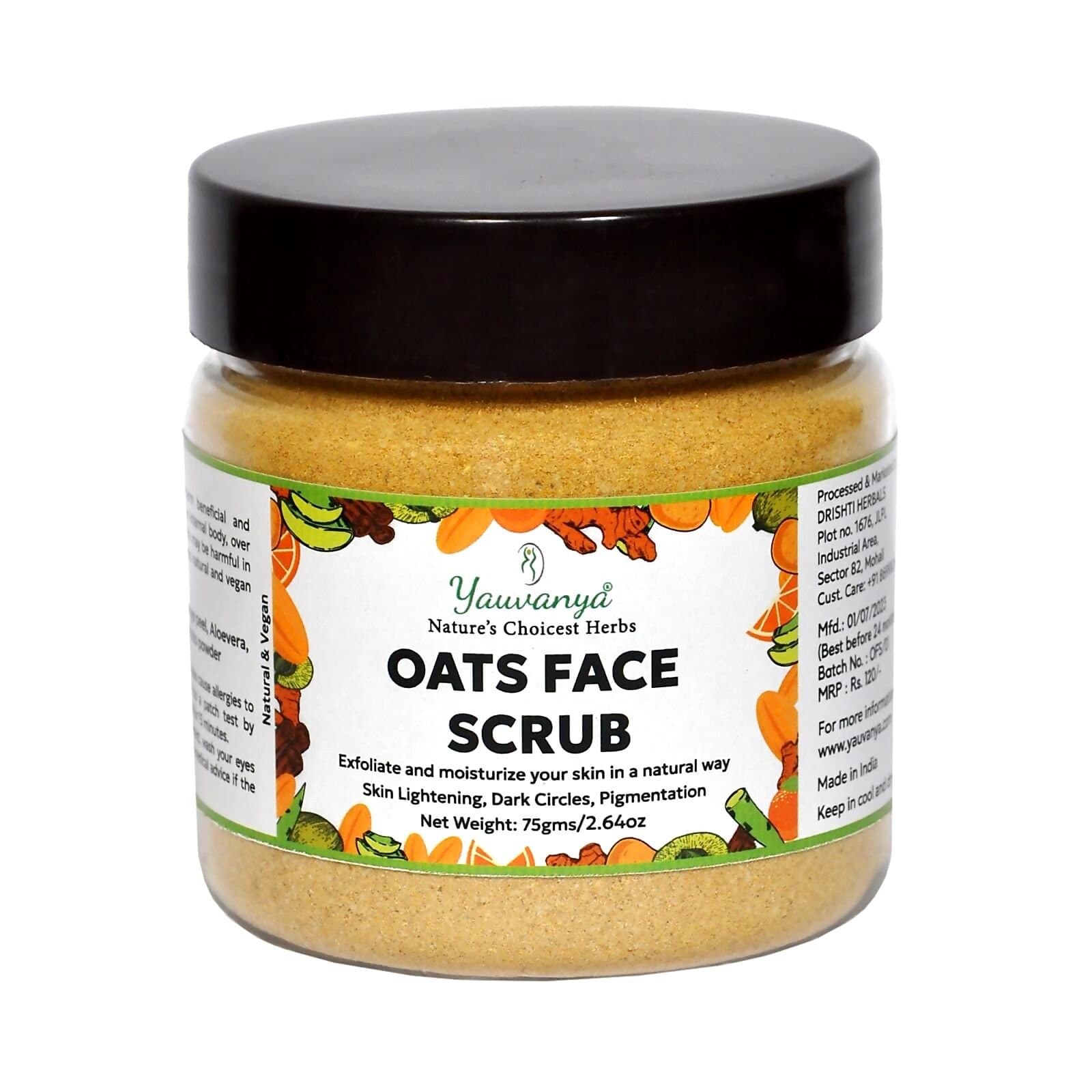 Yauvanya Oats Face Scrub
