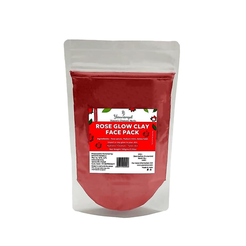 Yauvanya Rose Glow Clay Face Pack