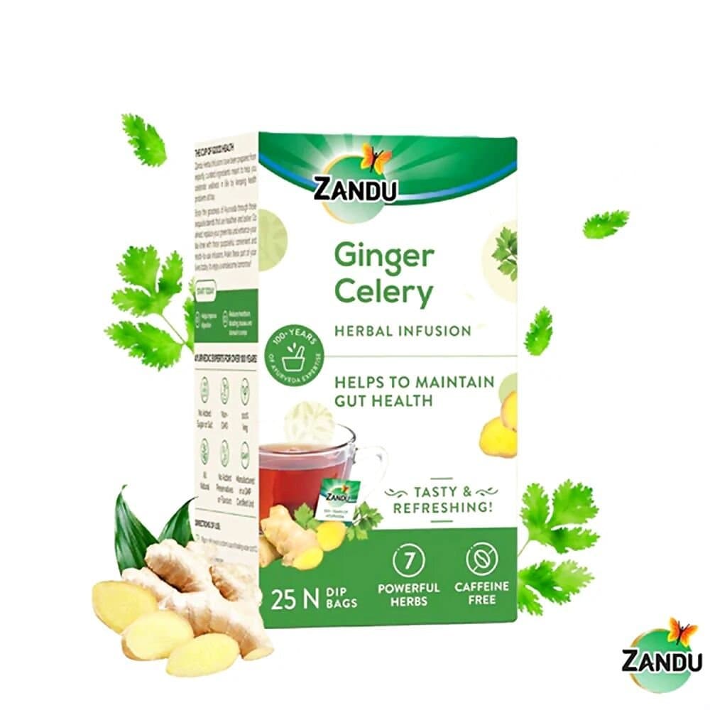Zandu Ginger Celery Herbal Infusion Tea