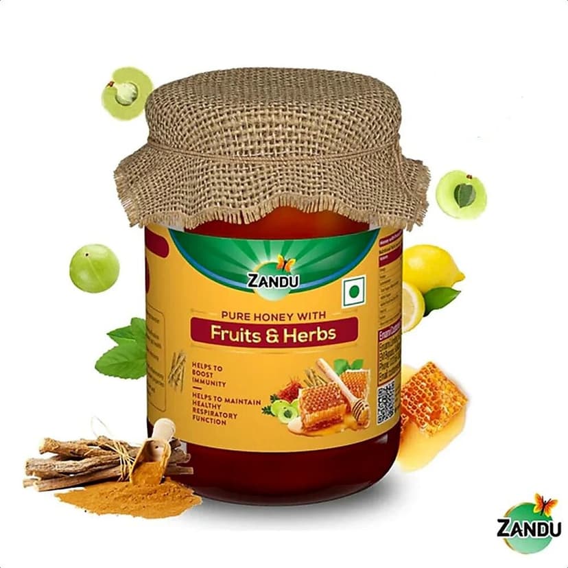 Zandu Pure Honey with Fruits & Herbs 