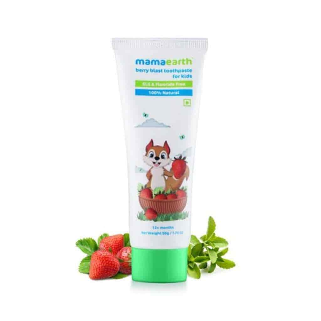 Mamaearth 100% Natural Berry Blast Toothpaste for Kids