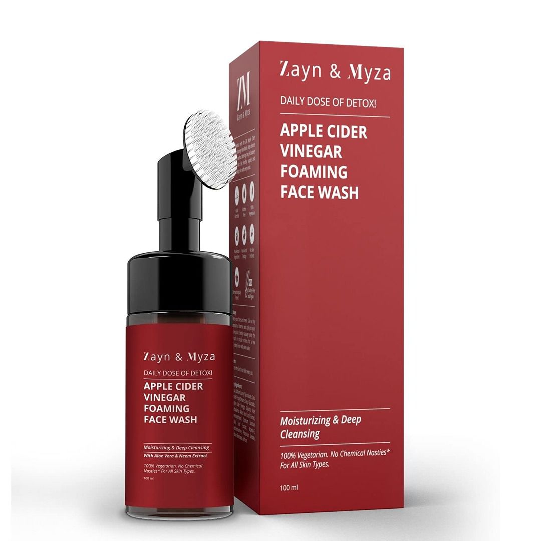 Zayn & Myza Apple Cider Vinegar Foaming Face wash