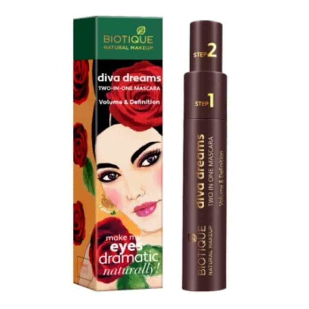 Biotique Diva Dreams Two in One Mascara Volume and Definition - Onyx