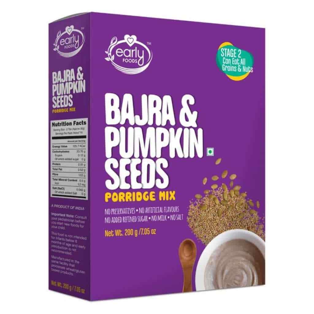 Early Foods Bajra And Pumpkin Seeds Porridge Mix