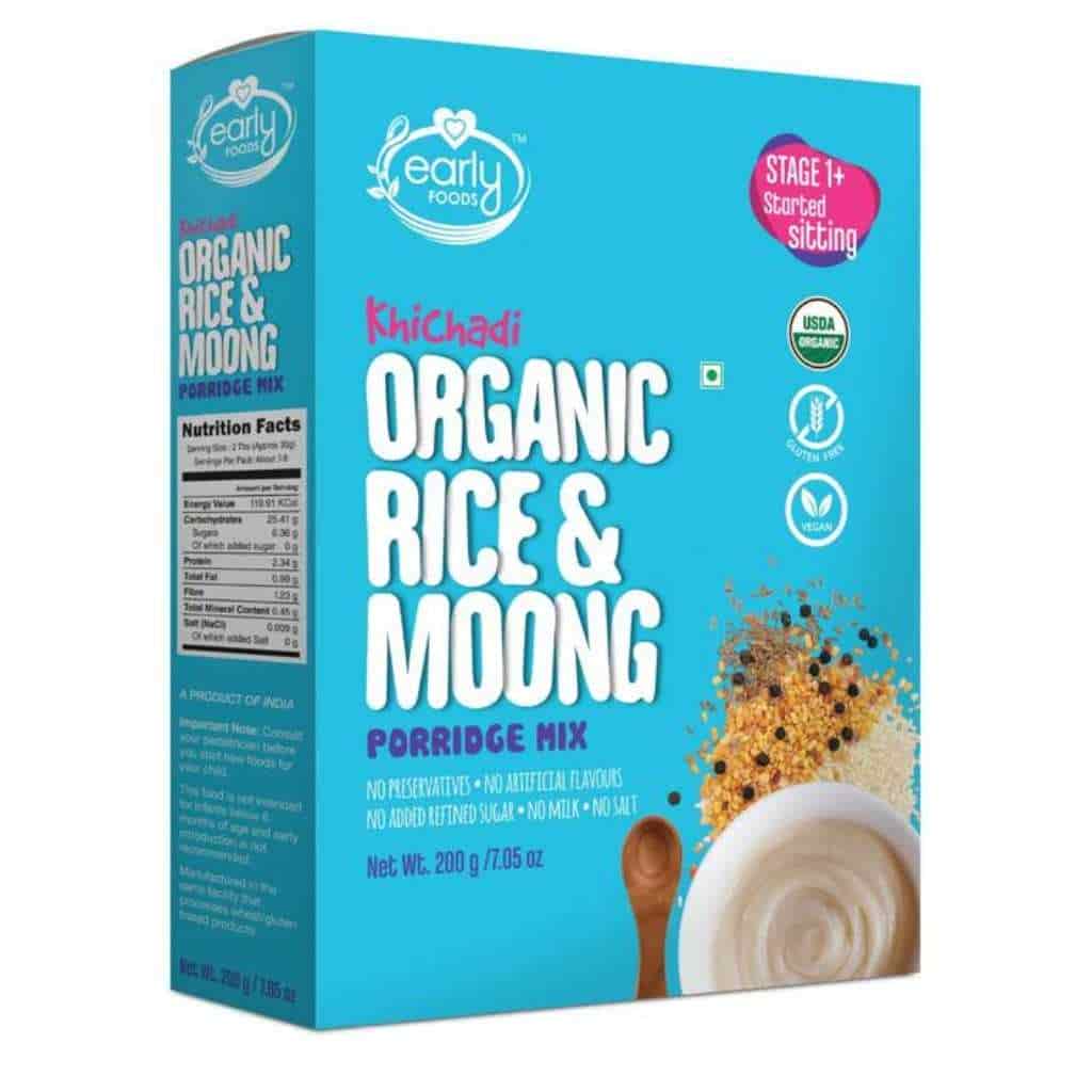 Early Foods Organic Rice & Moong Khicdhi Mix
