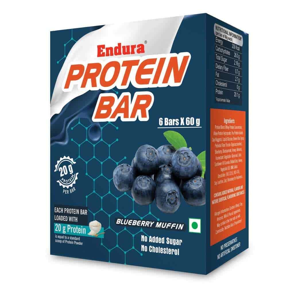 Endura Protein Bar - 6 * 60 gm