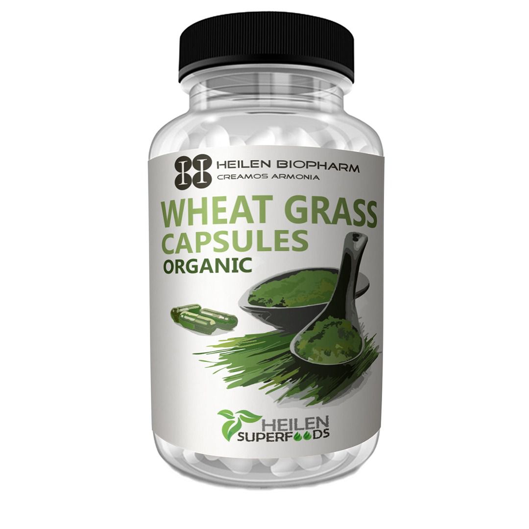 Heilen Biopharm Organic Wheat Grass Capsules