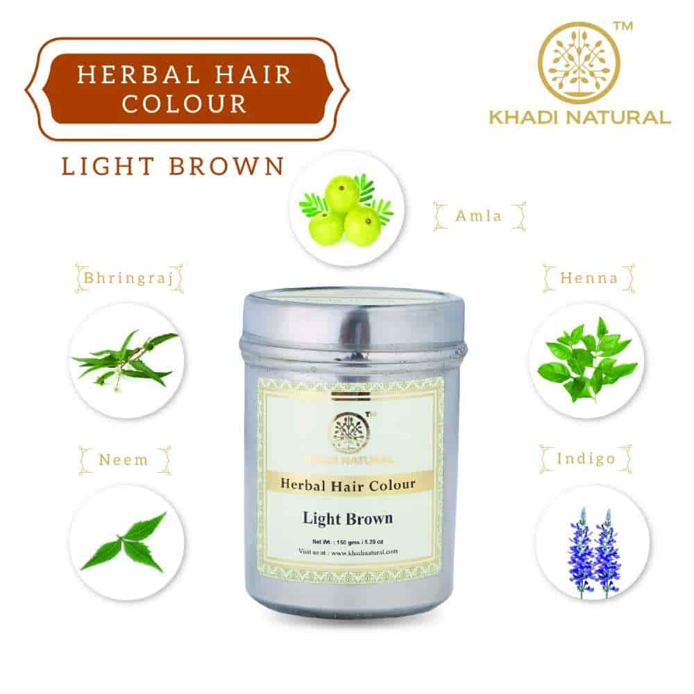 Buy Khadi Natural Herbal Hair Colour  Dark Brown Online at Best Price of  Rs 253  bigbasket