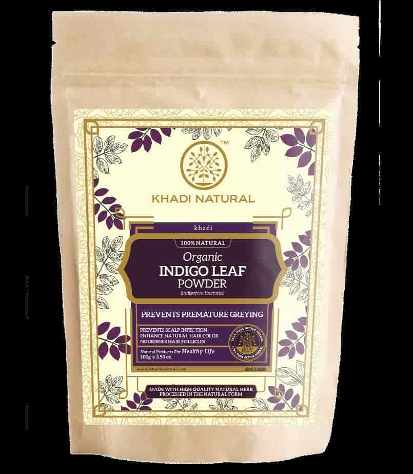 Buy Khadi Natural Organic Indigo Leaf Powder 100% Natural United States of  America US @ low price. MyUniqueBasket