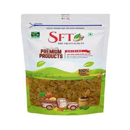 Buy SFT Dryfruits Raisins Golden Small (Kishmish) Seedless  Dry Grapes