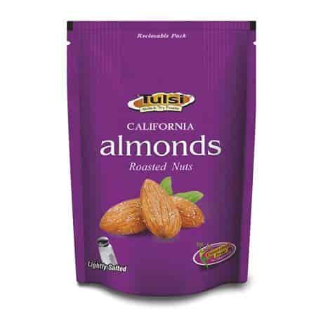 Buy Tulsi California Roasted Almonds Lightly Salted