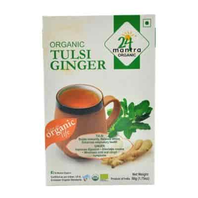 Buy 24 Mantra Organic Tulsi Ginger Tea