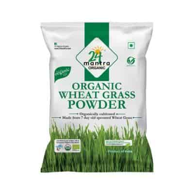 Buy 24 Mantra Organic Wheat Grass Powder