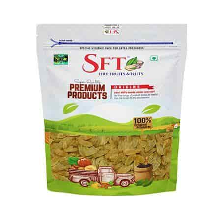 Buy SFT Dryfruits Raisins Afghani Green Long (Kishmish) Seedless  Dry Grapes