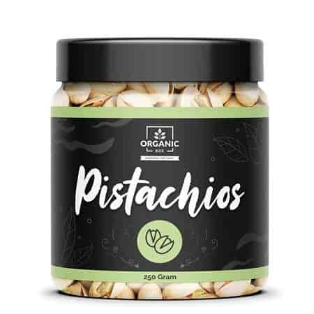 Buy Organic Box Pistachios Nut ( Salted Pista ) Roasted Irani Pista