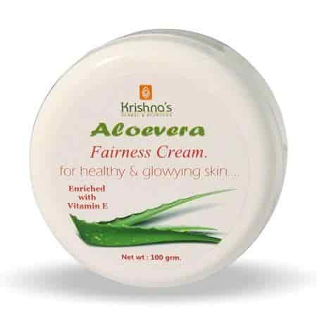 Buy Krishnas Herbal And Ayurveda Aloevera Fairness Cream Nature?S Way To Fairer Skin