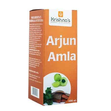 Buy Krishnas Herbal And Ayurveda Arjun Amla Juice For Healthy Heart And Rejuvenation