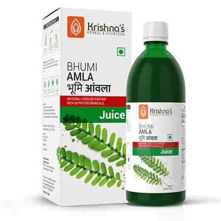 Buy Krishnas Herbal And Ayurveda Bhumi Amla Juice Natural Liver Detoxifier