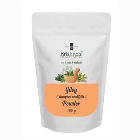 Buy Krishnas Herbal And Ayurveda Krishna'S Herbal & Ayurveda Giloy (Tinospora Cordifolia) Powder