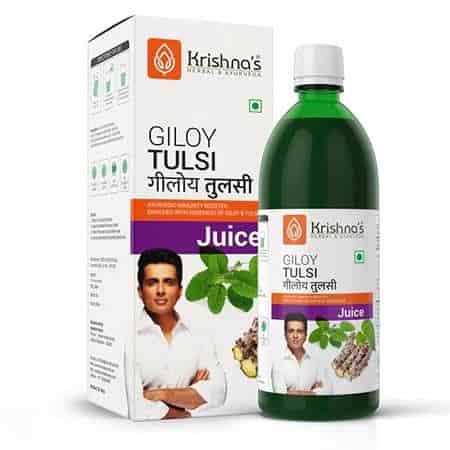 Buy Krishnas Herbal And Ayurveda Giloy Tulsi Juice Immunity Booster