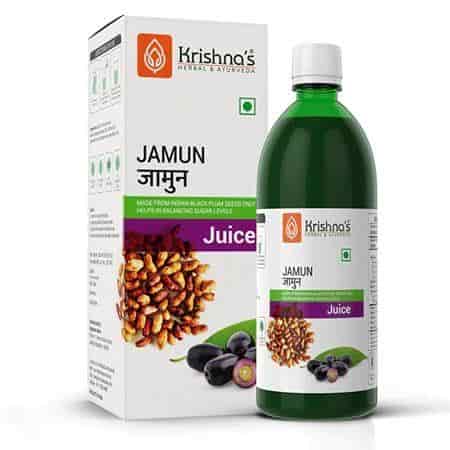 Buy Krishnas Herbal And Ayurveda Jamun Juice Blood Sugar Tonic