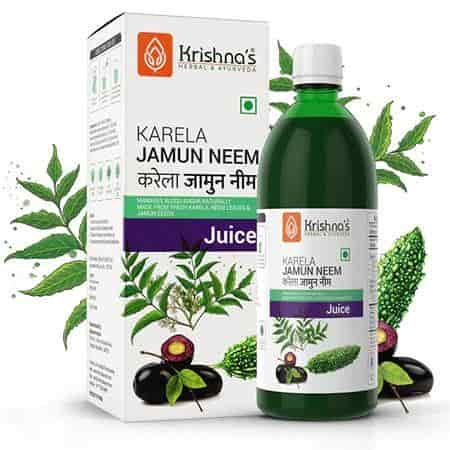 Buy Krishnas Herbal And Ayurveda Karela Jamun Neem Juice