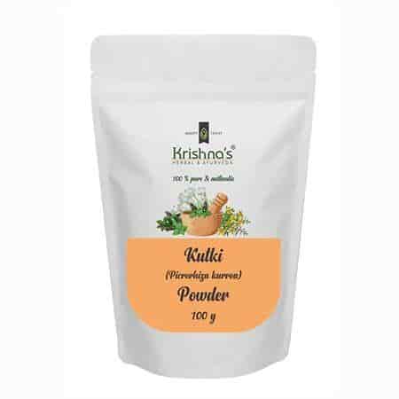 Buy Krishnas Herbal And Ayurveda Krishna'S Herbal & Ayurveda Kutki (Picrorhiza Kurroa) Powder