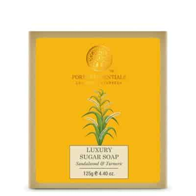 Buy Forest Essentials Luxury Sugar Soap Sandalwood & Turmeric