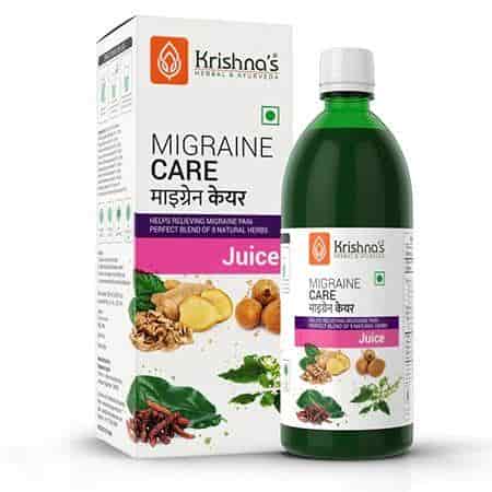 Buy Krishnas Herbal And Ayurveda Migraine Care Juice The Migraine Reliever