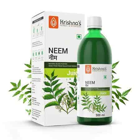 Buy Krishnas Herbal And Ayurveda Neem Juice Natural Blood Purifier Controls Acne