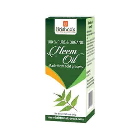 Buy Krishnas Herbal And Ayurveda Pure Neem Oil Controls Acne