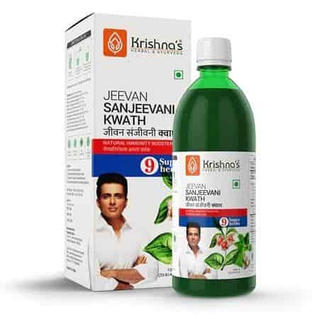 Buy Krishnas Herbal And Ayurveda Jeevan Sanjeevani Kwath | 9 Herbs Juice In 1
