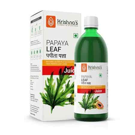 Buy Krishnas Herbal And Ayurveda Papaya Leaf Juice | Papita Patta Swaras