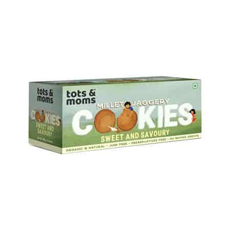 Buy Tots And Moms Sweet & Savory | Millet & Jaggery Cookies