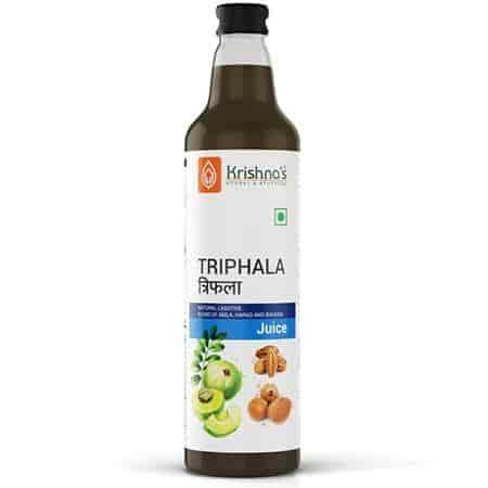 Buy Krishnas Herbal And Ayurveda Triphala Juice Natural Laxative | Glass Bottle