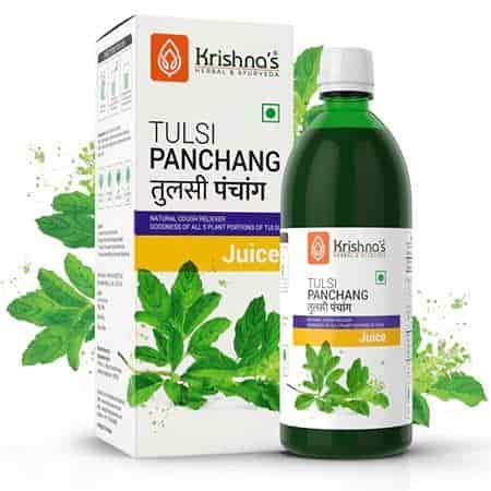 Buy Krishnas Herbal And Ayurveda Tulsi Panchang Juice The Cough Reliever