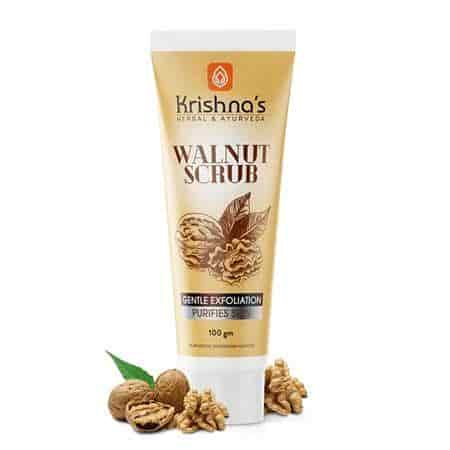 Buy Krishnas Herbal And Ayurveda Krishna'S Aloevera Walnut Scrub