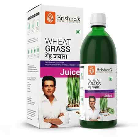 Buy Krishnas Herbal And Ayurveda Wheatgrass Juice Finest Herbal Detoxifier